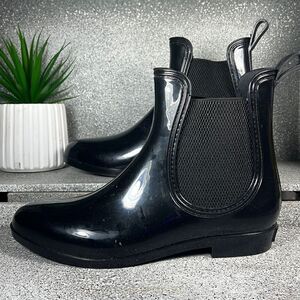 Seven7 Dover Black Rain Boots Waterproof Size 9